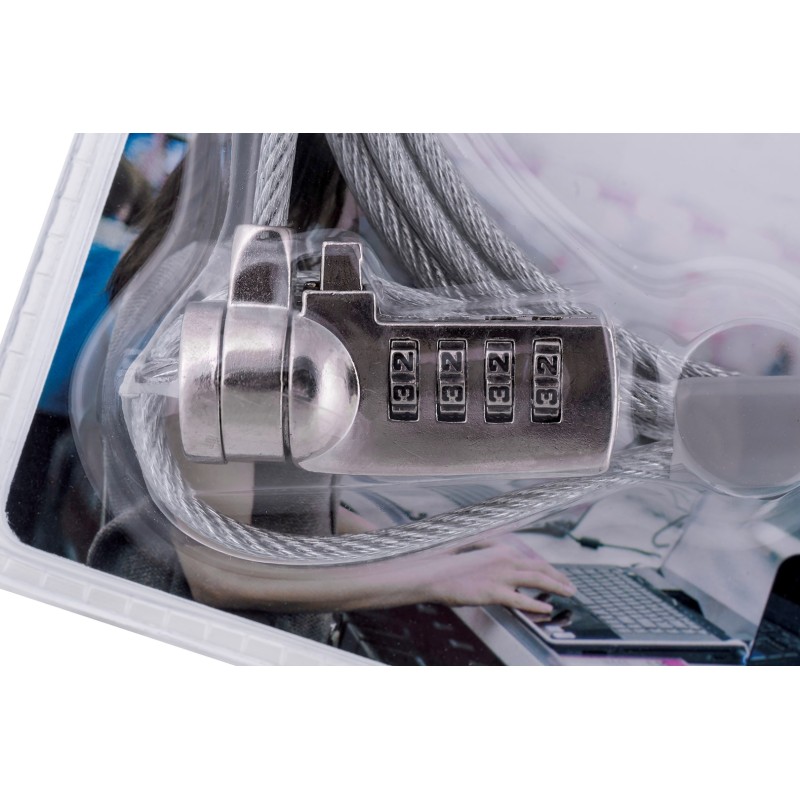 Gembird LK-CL-01 cable lock Silver Gembird LK-CL-01 cable lock Silver