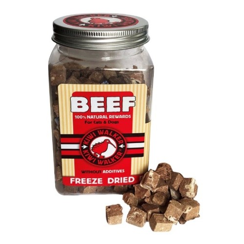 KIWI WALKER Freeze-dried treats Beef - treat for dog and cat - 40g KIWI WALKER Freeze-dried treats Beef - treat for dog and cat - 40g