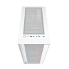 Gembird Fornax 4000W ARGB gaming ATX computer case, Midi Tower, backlight, White Gembird Fornax 4000W ARGB gaming ATX computer case, Midi Tower, backlight, White