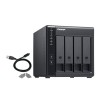 QNAP TR-004 storage drive enclosure HDD/SSD enclosure Black 2.5/3.5 QNAP TR-004 storage drive enclosure HDD/SSD enclosure Black 2.5/3.5