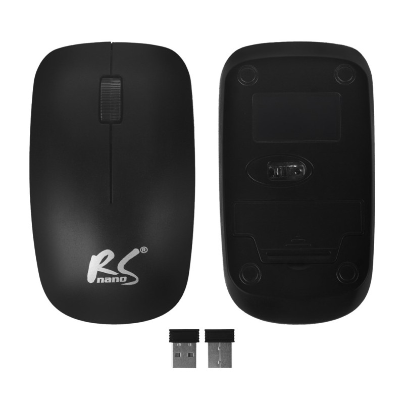 NanoRS Wireless Keyboard and Mouse Combo with Ergonomic Design – RS580 for Smooth and Efficient Use NanoRS Wireless Keyboard and Mouse Combo with Ergonomic Design – RS580 for Smooth and Efficient Use