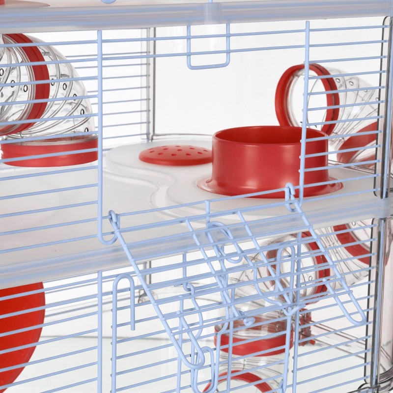 ZOLUX Rody3 Trio - rodent cage - red ZOLUX Rody3 Trio - rodent cage - red