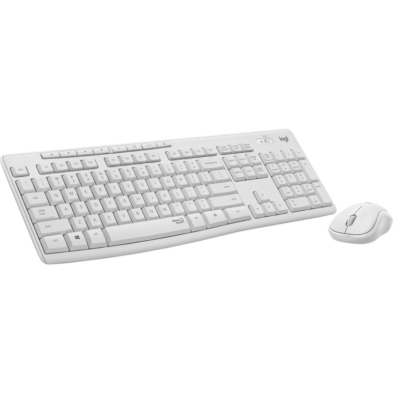 Logitech MK295 Silent Wireless Combo keyboard RF Wireless QWERTY US International White Logitech MK295 Silent Wireless Combo keyboard RF Wireless QWERTY US International White