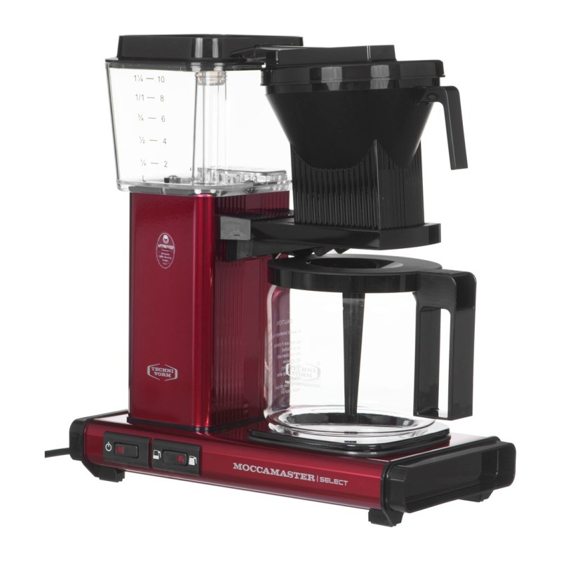 MOCCAMASTER KBG SELECT METALLIC RED DRIP COFFEE MAKER MOCCAMASTER KBG SELECT METALLIC RED DRIP COFFEE MAKER