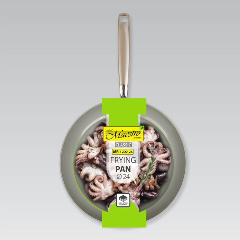 Frying pan MAESTRO MR-1209 (MR-1209-24) 24 cm Grey Frying pan MAESTRO MR-1209 (MR-1209-24) 24 cm Grey