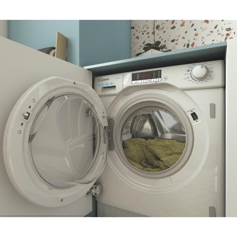 Candy Smart CBW 27D1E-S washing machine Front-load 7 kg 1200 RPM White Candy Smart CBW 27D1E-S washing machine Front-load 7 kg 1200 RPM White