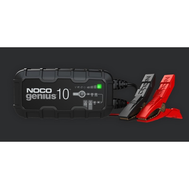NOCO GENIUS10 EU 10A Battery charger for 6V/12V batteries with maintenance and desulphurisation function NOCO GENIUS10 EU 10A Battery charger for 6V/12V batteries with maintenance and desulphurisation function