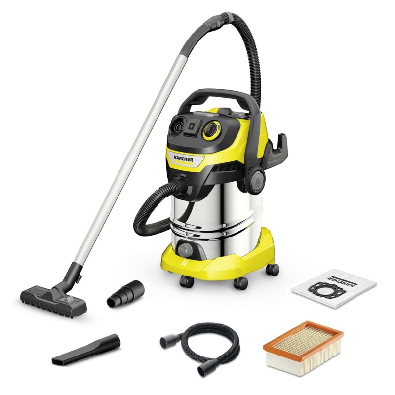 Kärcher WD 6 P S V-30/6/22/T Black, Stainless steel, Yellow 30 L 1300 W Kärcher WD 6 P S V-30/6/22/T Black, Stainless steel, Yellow 30 L 1300 W