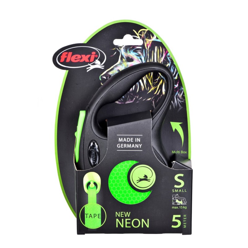Flexi New Neon S 5 m Dog Retractable lead Flexi New Neon S 5 m Dog Retractable lead