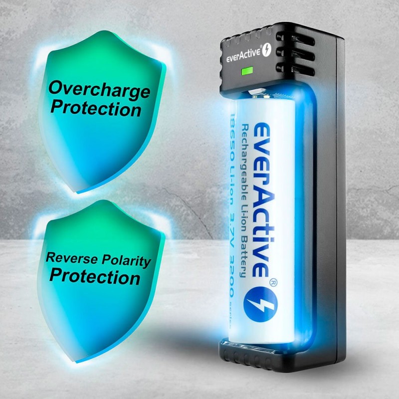 Charger for Cylindrical li-ion Batteries everActive LC-100 Charger for Cylindrical li-ion Batteries everActive LC-100