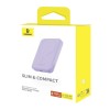 Baseus Magnetic Mini Air P10059002513-00 Lithium polymer power bank 6000 mAh Purple Baseus Magnetic Mini Air P10059002513-00 Lithium polymer power bank 6000 mAh Purple