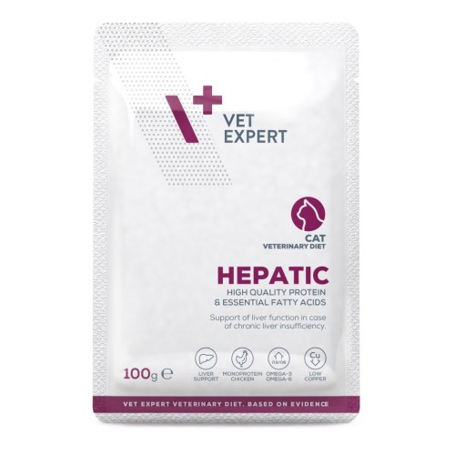 VET EXPERT Hepatic Chicken - wet cat food - 100g VET EXPERT Hepatic Chicken - wet cat food - 100g