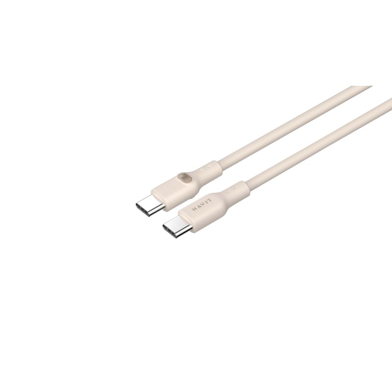 Havit Type C cable CB6284 2.0m (beige) Havit Type C cable CB6284 2.0m (beige)