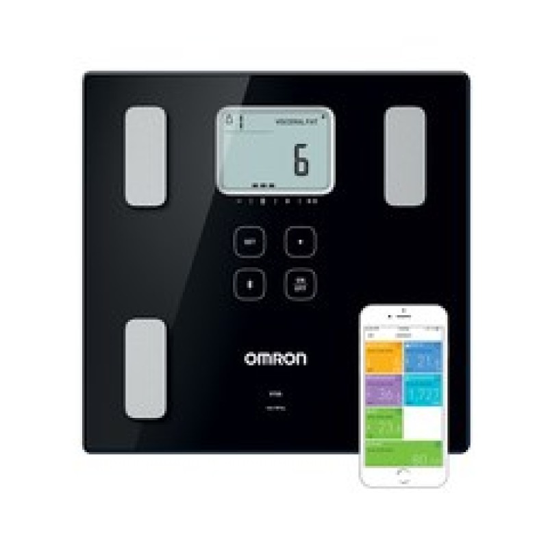 Omron VIVA Square Black Electronic personal scale Omron VIVA Square Black Electronic personal scale