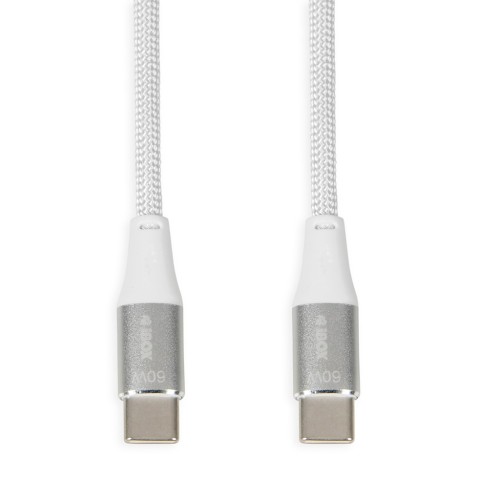 iBOX IKUTC USB-C cable 60W 2m White iBOX IKUTC USB-C cable 60W 2m White