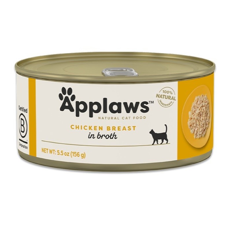 APPLAWS Cat Chicken breast - wet cat food - 156 g APPLAWS Cat Chicken breast - wet cat food - 156 g