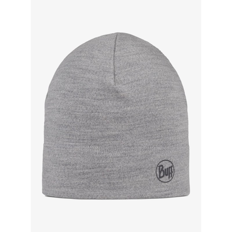 Buff Merino Midweight Beanie - Grey