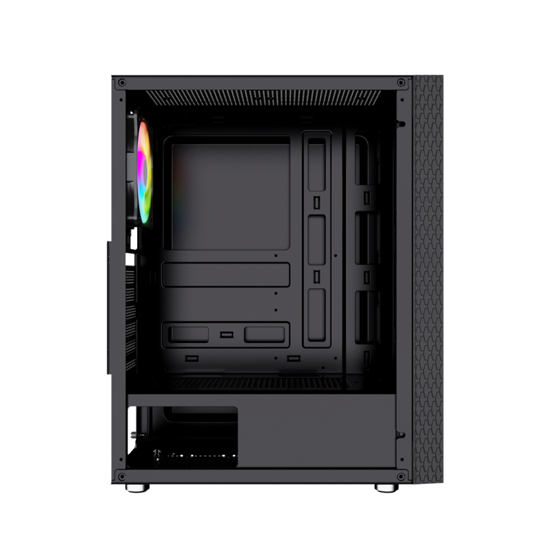 Gembird Fornax 2500 ARGB Gaming ATX computer case, Midi Tower, backlight, Black Gembird Fornax 2500 ARGB Gaming ATX computer case, Midi Tower, backlight, Black