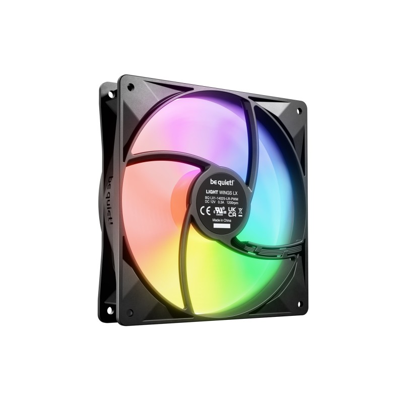 be quiet! LIGHT WINGS LX 140mm PWM Computer case Fan 14 cm Black 1 pc(s) be quiet! LIGHT WINGS LX 140mm PWM Computer case Fan 14 cm Black 1 pc(s)
