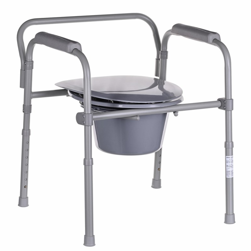 Folding toilet chair