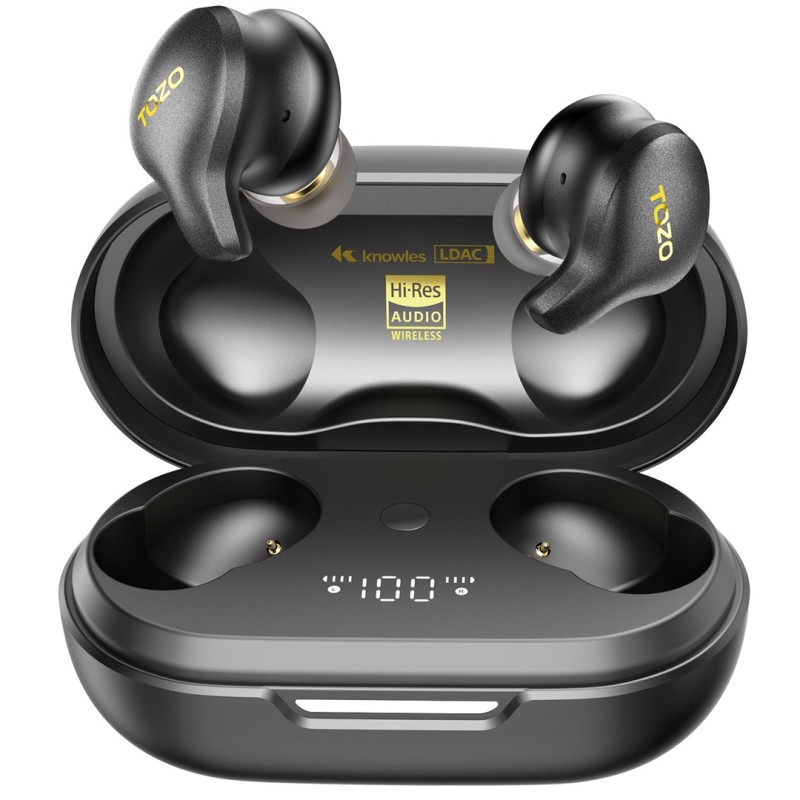 TOZO Golden X1 True Wireless Stereo (TWS) In-Ear USB Type-C Bluetooth Headset Black TOZO Golden X1 True Wireless Stereo (TWS) In-Ear USB Type-C Bluetooth Headset Black