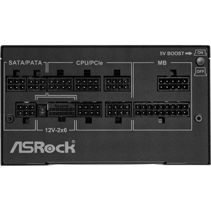 Asrock Phantom Gaming PG-1000G power supply unit 750 W 20+4 pin ATX ATX Black Asrock Phantom Gaming PG-1000G power supply unit 750 W 20+4 pin ATX ATX Black