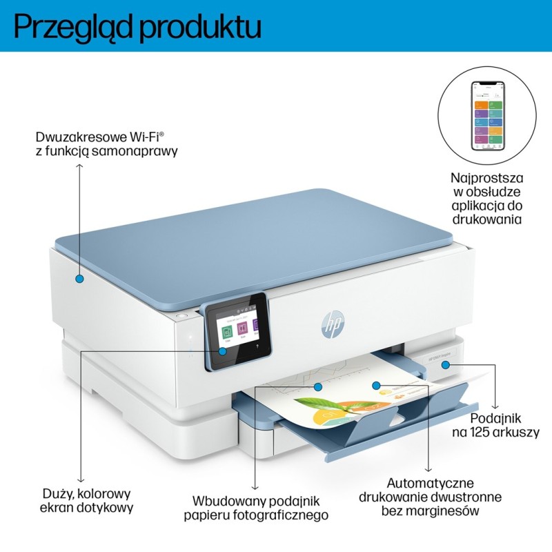 HP ENVY Inspire 7221e All-in-One Printer Thermal inkjet A4 4800 x 1200 DPI 15 ppm Wi-Fi HP ENVY Inspire 7221e All-in-One Printer Thermal inkjet A4 4800 x 1200 DPI 15 ppm Wi-Fi