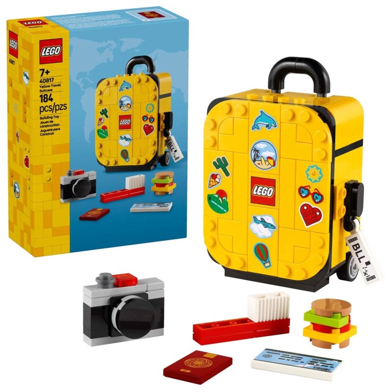 LEGO 40817 Yellow Travel Suitcase LEGO 40817 Yellow Travel Suitcase