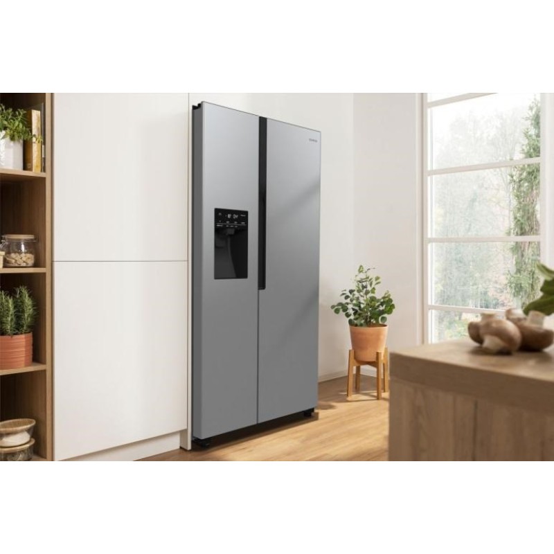 Gorenje NRR9185ESXL side-by-side refrigerator Freestanding 550 L E Silver Gorenje NRR9185ESXL side-by-side refrigerator Freestanding 550 L E Silver