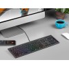 A4Tech FSTYLER FX60H (Neon Backlit) keyboard USB QWERTY Black, Grey A4Tech FSTYLER FX60H (Neon Backlit) keyboard USB QWERTY Black, Grey