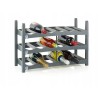 Rotho VARIO Tabletop wine rack 6 bottle(s) Grey Rotho VARIO Tabletop wine rack 6 bottle(s) Grey