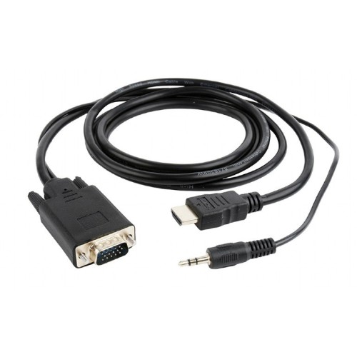 Gembird CC-DP-HDMI-5M DisplayPort to HDMI cable, 5m, black
