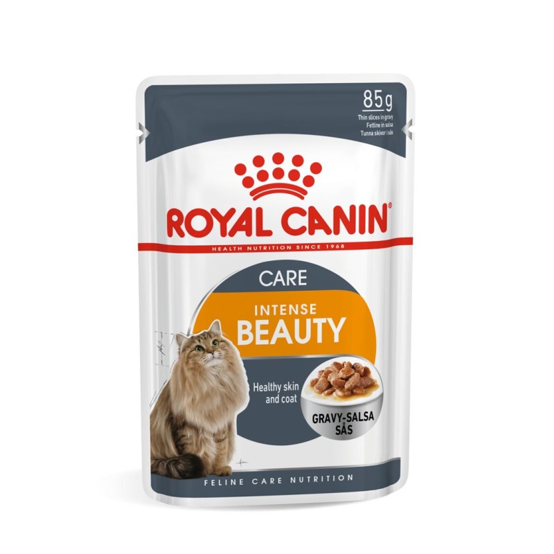 ROYAL CANIN Intense Beauty Wet cat food Chunks in sauce 12x85 g