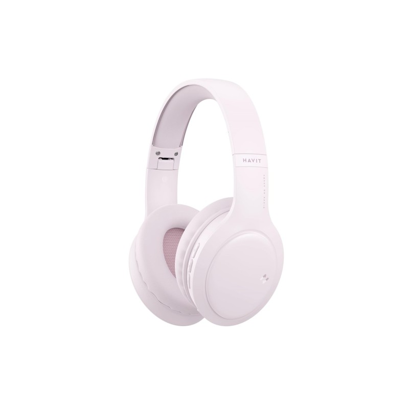 Havit H633BT - wireless on-ear headphones, pink Havit H633BT - wireless on-ear headphones, pink