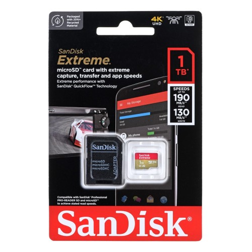 SanDisk Extreme 1.02 TB MicroSDXC UHS-I Class 3 SanDisk Extreme 1.02 TB MicroSDXC UHS-I Class 3
