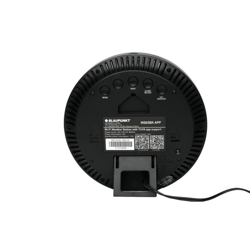 Blaupunkt WS65BK APP weather station black Blaupunkt WS65BK APP weather station black