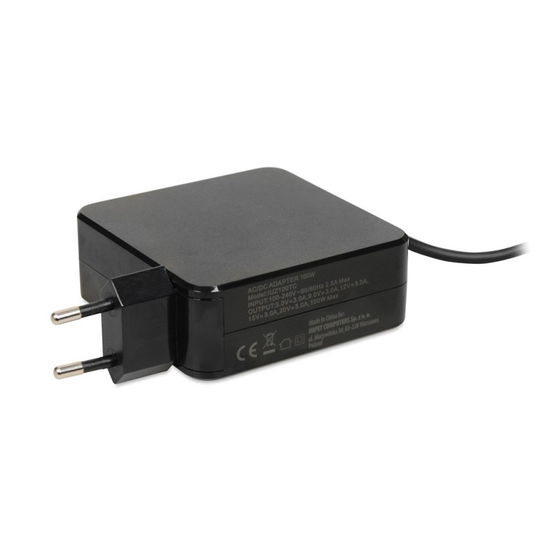 UNIVERSAL ADAPTER I-BOX IUZ100TC TYPE-C POWER DELI UNIVERSAL ADAPTER I-BOX IUZ100TC TYPE-C POWER DELI