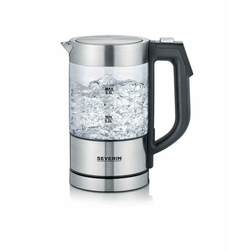 Severin WK 3458 electric kettle 0.5 L 1100 W Black, Transparent Severin WK 3458 electric kettle 0.5 L 1100 W Black, Transparent