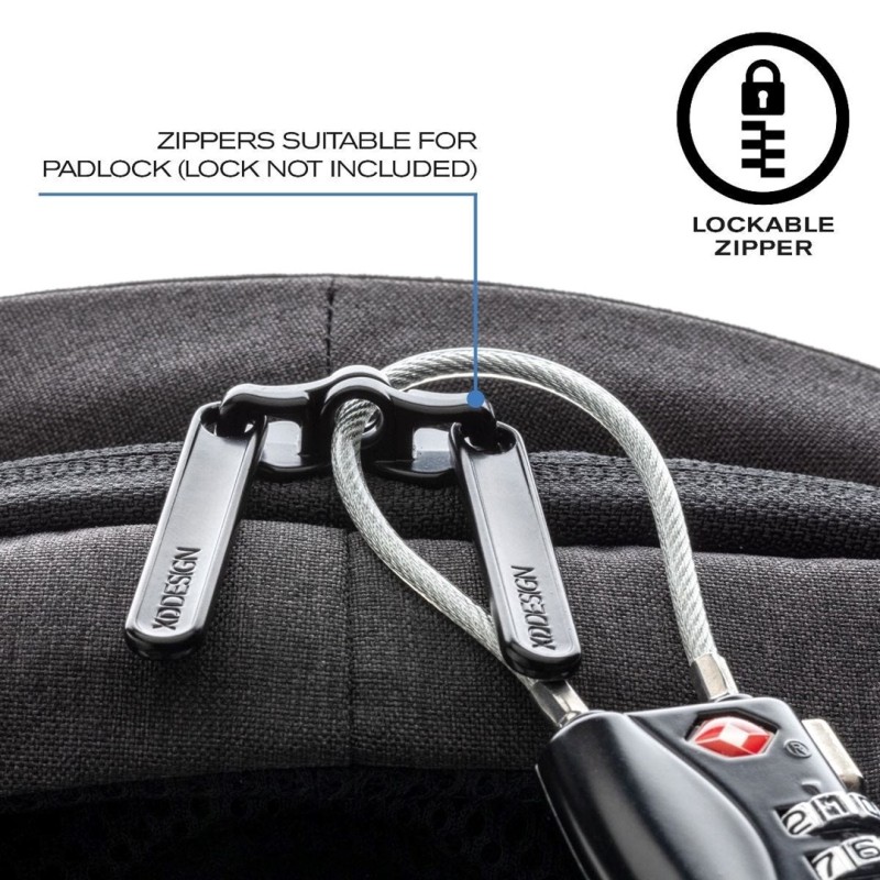 XD DESIGN ANTI-THEFT BACKPACK BOBBY HERO XL NAVY P/N: P705.715 XD DESIGN ANTI-THEFT BACKPACK BOBBY HERO XL NAVY P/N: P705.715