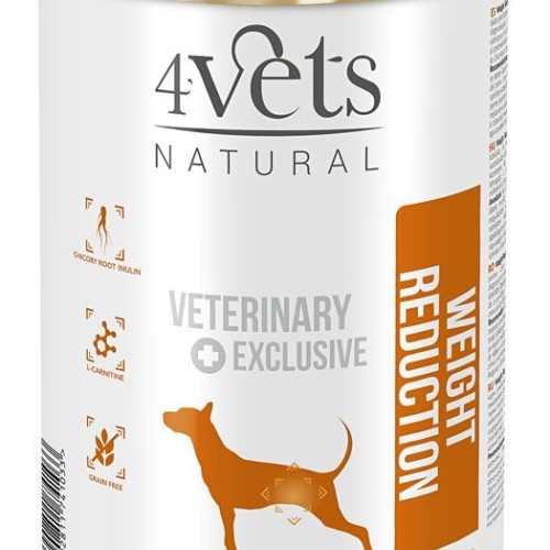 4VETS Natural Weight Reduction Dog - wet dog food - 400 g 4VETS Natural Weight Reduction Dog - wet dog food - 400 g