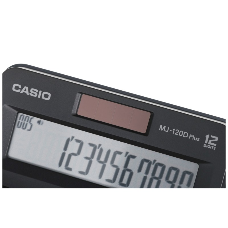 CASIO CALCULATOR OFFICE MJ-120D PLUS BLACK , 12 DIGIT DISPLAY CASIO CALCULATOR OFFICE MJ-120D PLUS BLACK , 12 DIGIT DISPLAY