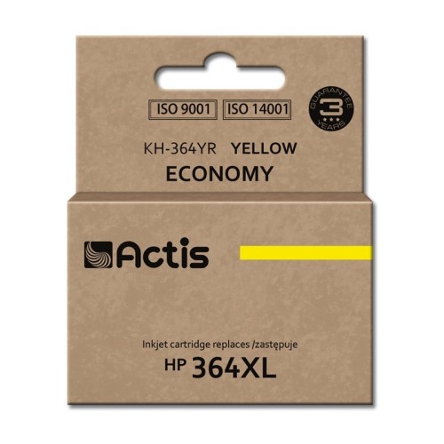 Actis KH-364YR ink (replacement for HP 364XL CB325EE; Standard; 12 ml; yellow) Actis KH-364YR ink (replacement for HP 364XL CB325EE; Standard; 12 ml; yellow)