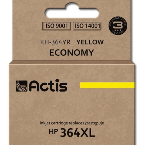 Actis KH-364YR ink (replacement for HP 364XL CB325EE; Standard; 12 ml; yellow) Actis KH-364YR ink (replacement for HP 364XL CB325EE; Standard; 12 ml; yellow)
