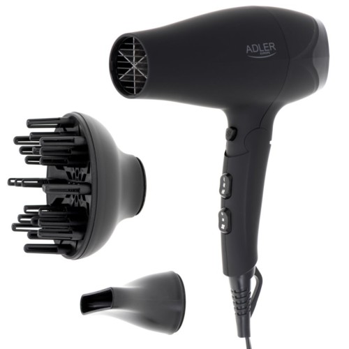 Adler AD 2267 hair dryer Black, 2500 W