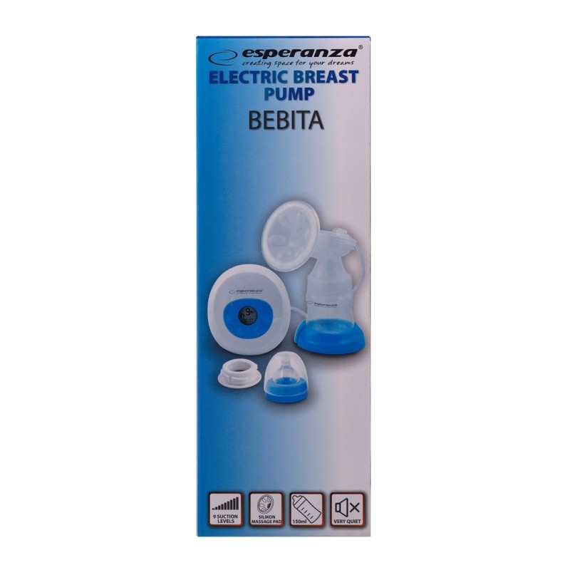 Esperanza ECM001B breast pump 1550 ml Electronic Esperanza ECM001B breast pump 1550 ml Electronic
