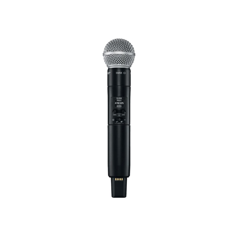 Shure SLXD2/SM58 - handheld transmitter, 470–514 MHz Shure SLXD2/SM58 - handheld transmitter, 470–514 MHz