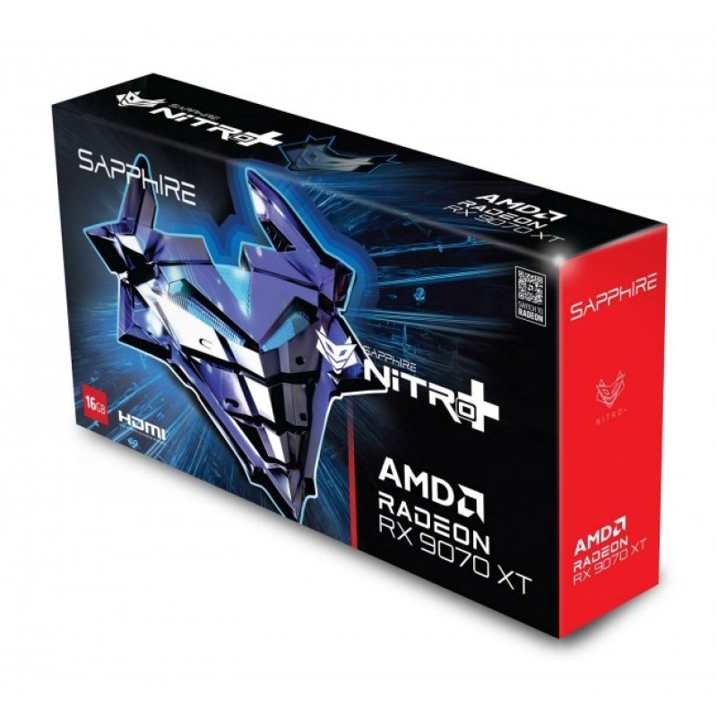 Sapphire NITRO+ Radeon RX 9070 XT AMD 16 GB GDDR6 Sapphire NITRO+ Radeon RX 9070 XT AMD 16 GB GDDR6