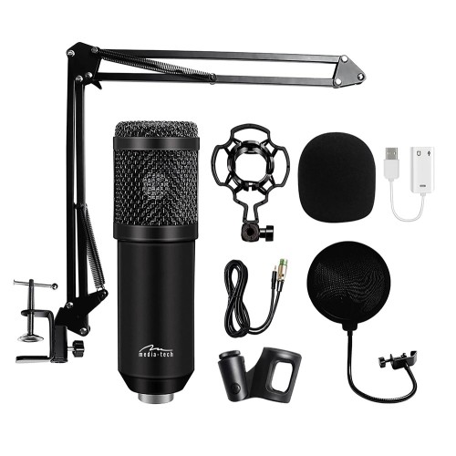 Microphone with accessories kit STUDIO AND STREAMING MICROPHONE MT397K Microphone with accessories kit STUDIO AND STREAMING MICROPHONE MT397K