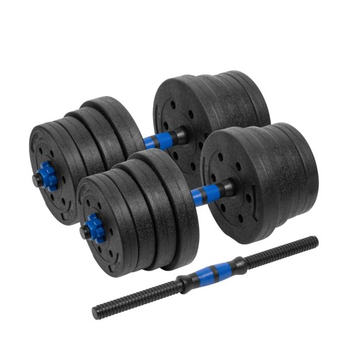 REBEL ACTIVE Hantle bitumiczne regulowane z łącznikiem 2x15 kg REBEL ACTIVE Hantle bitumiczne regulowane z łącznikiem 2x15 kg