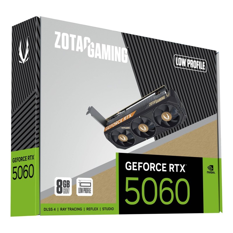 Zotac GAMING GeForce RTX 5060 Low Profile NVIDIA 8 GB GDDR7 Zotac GAMING GeForce RTX 5060 Low Profile NVIDIA 8 GB GDDR7